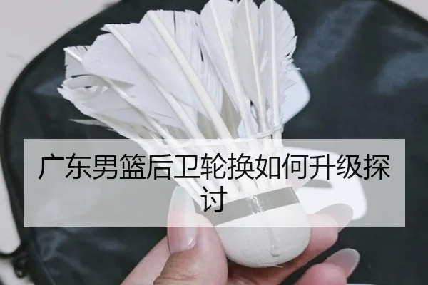 广东男篮后卫轮换如何升级探讨